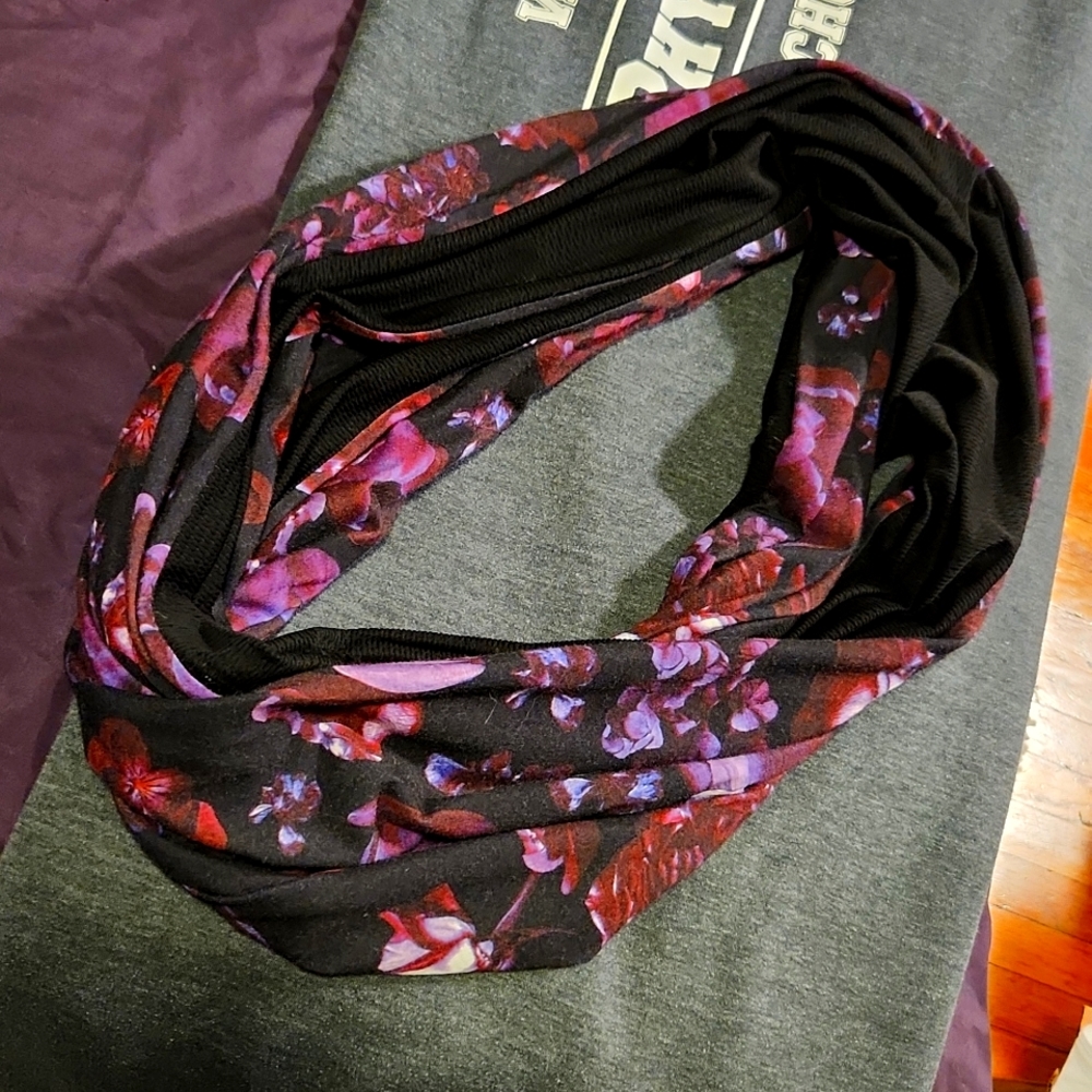 POPFLEX Active Darkbloom Infinity Scarf